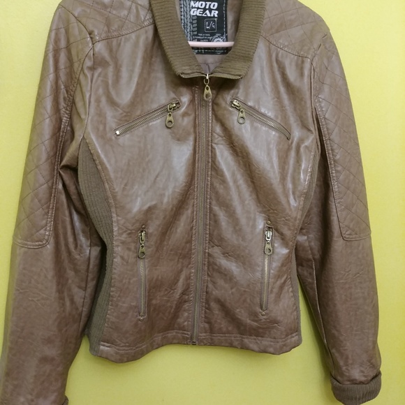 Vegan Faux Leather Jacket - Picture 2 of 2